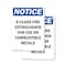 Signmission D-Class Fire Extinguisher For OSHA Notice Sign, Plastic, 7in W x 10in L, 2PK OS-2PACK-NS-P-710-V-10940 - alternate 1